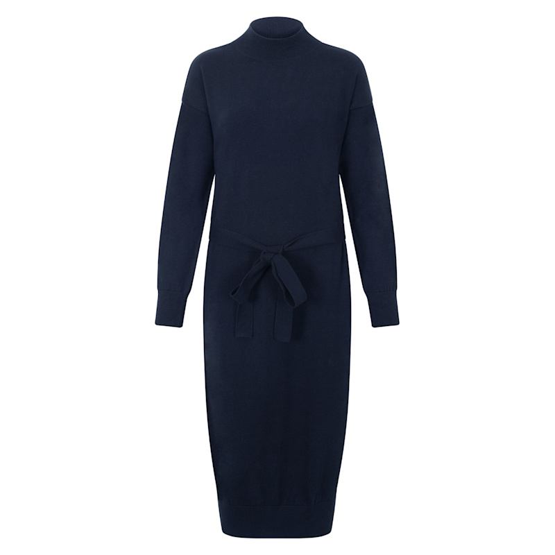 winter knitted chiffon dress Lace Style Chiffon Dress