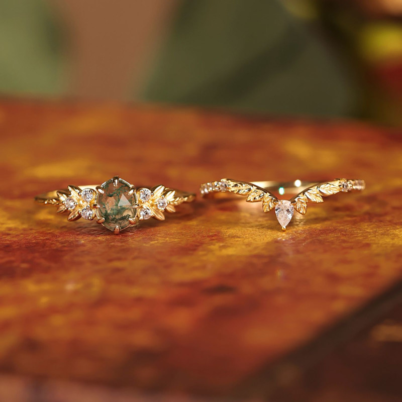 Thumbnail of Woodland Stacking Band Solid Yellow Gold image