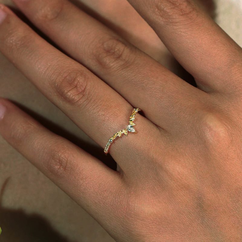 Thumbnail of Woodland Stacking Band Solid Yellow Gold image