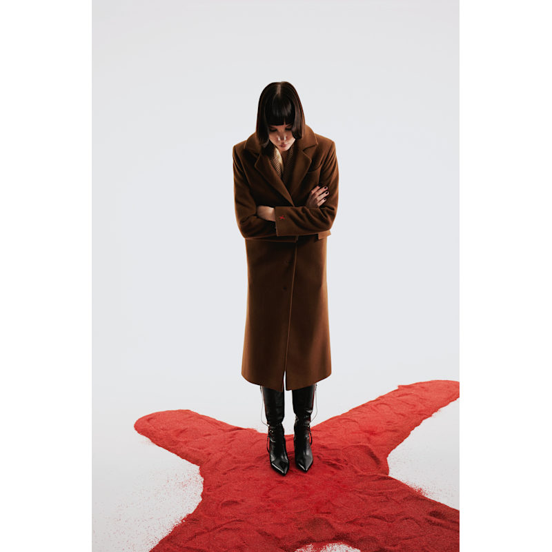 Wool Coat - Brown | PCFG | Wolf & Badger
