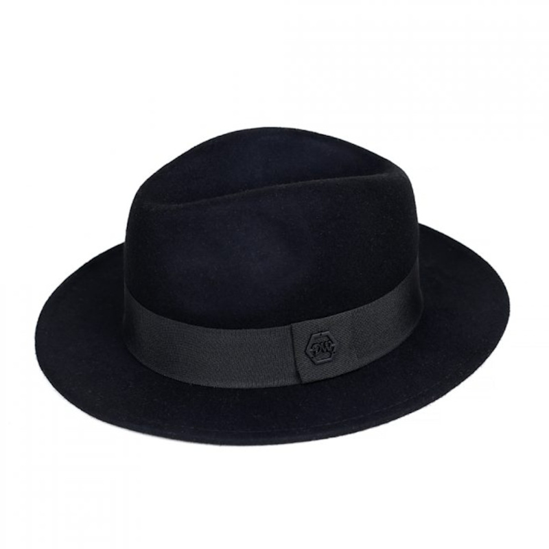 Thumbnail of Wool Fedora Hat – Black image