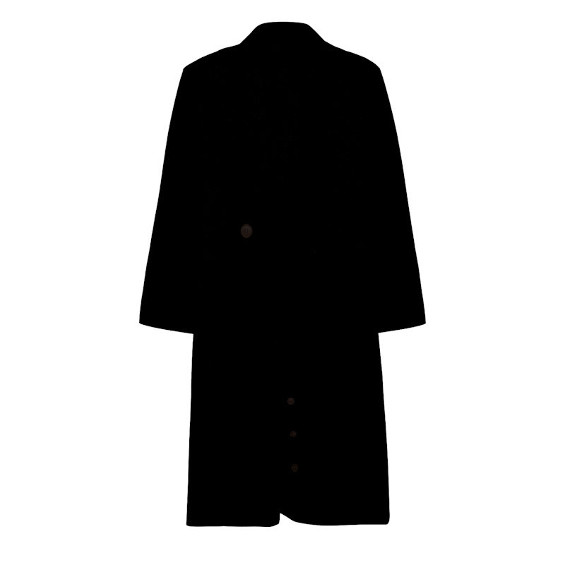 Thumbnail of Wool Long Coat - Black image