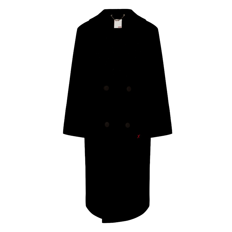 Thumbnail of Wool Long Coat - Black image