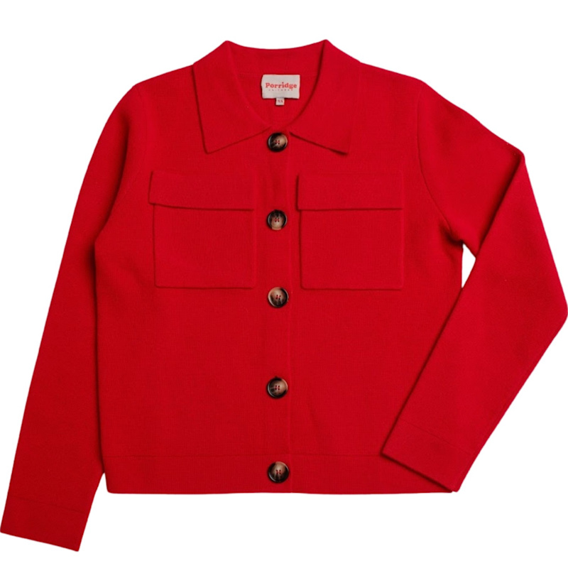 Thumbnail of Wool Rebecca Jacket - Red image