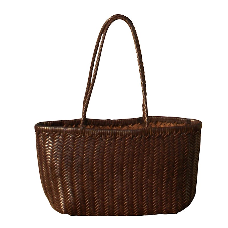 Thumbnail of Zigzag Woven Leather Handbag 'Viviana' image