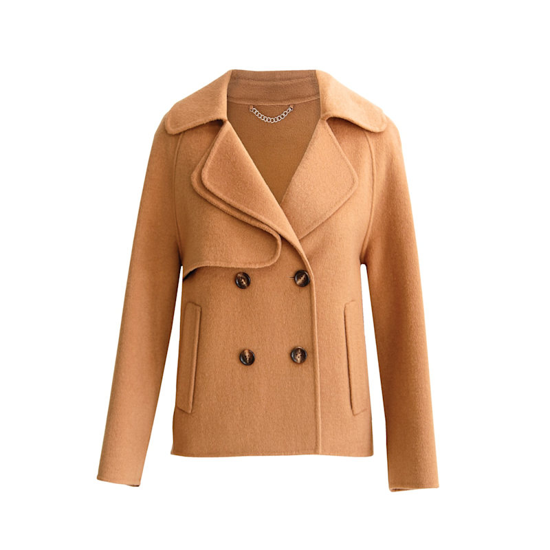 I'm Yours Wool Blend Peacoat Camel Belle Bloom Wolf Badger