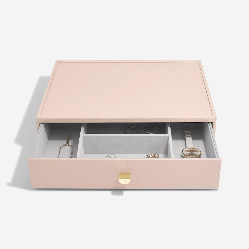 Thumbnail of Stackers Blush Pink Supersize Jewelry Box With Drawers image