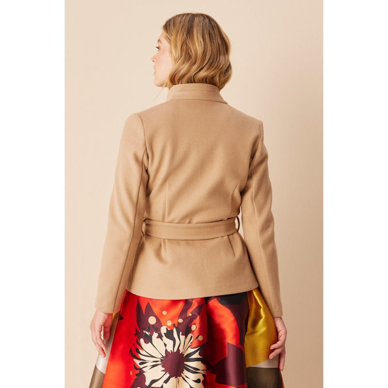 Thumbnail of Wrap Jacket With Shawl Collar Sand image