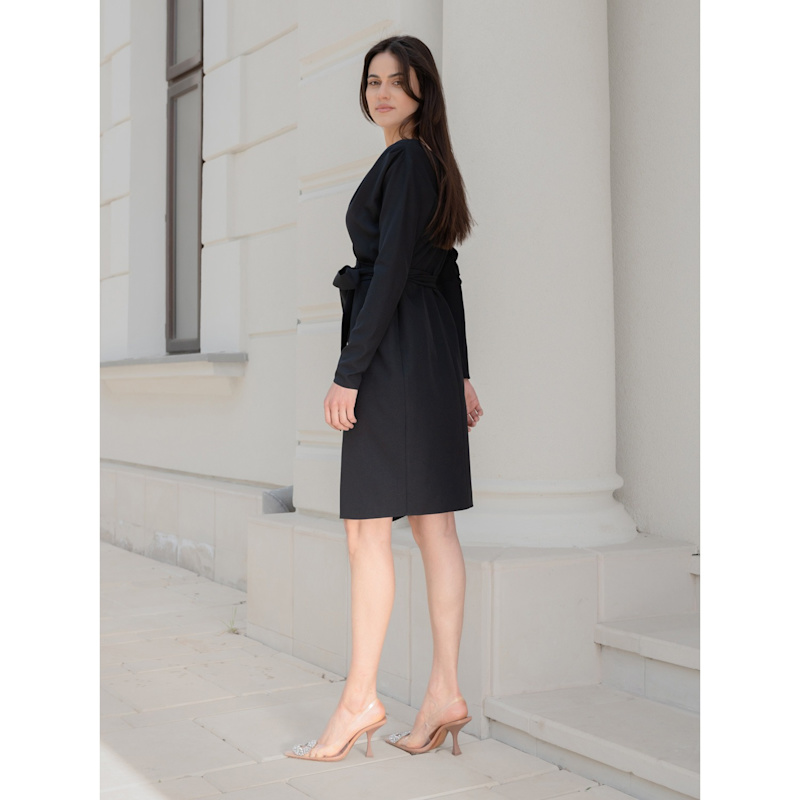 Thumbnail of Wrap Long Sleeve Dress image