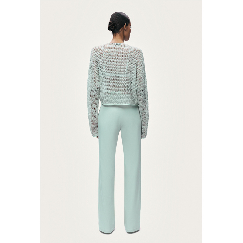 Thumbnail of Mint Green Straight-Leg Trousers image