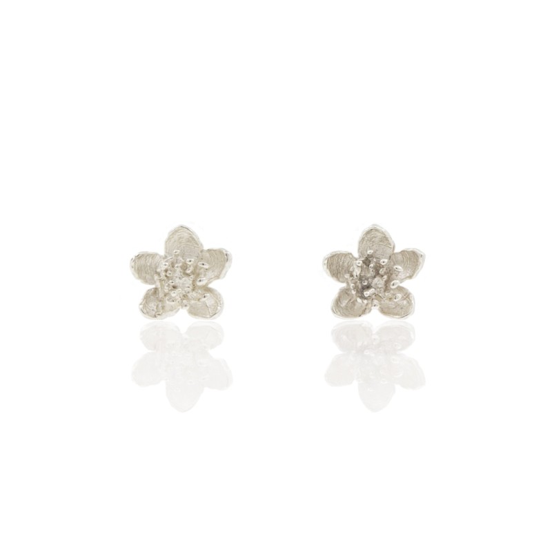 Thumbnail of Cherry Blossom Earrings – Silver image