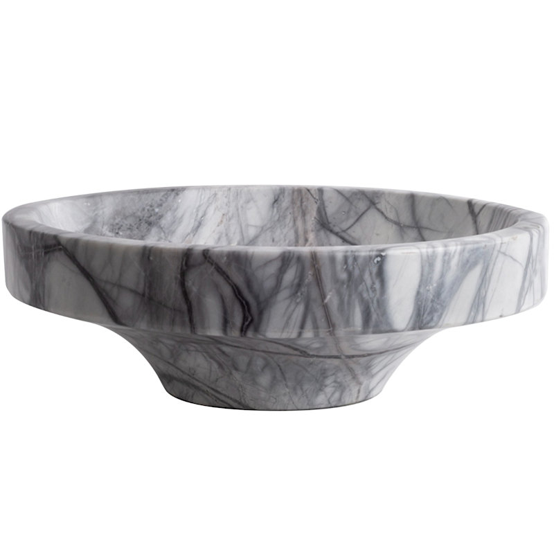 Thumbnail of Marble Stone Bowl - Silver image