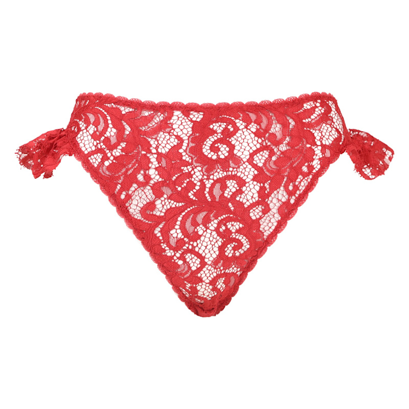 Thumbnail of Valentina Bright Cherry Lace Thong Valentine Special image