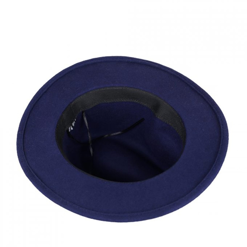 Thumbnail of Wool Fedora Hat – Navy image