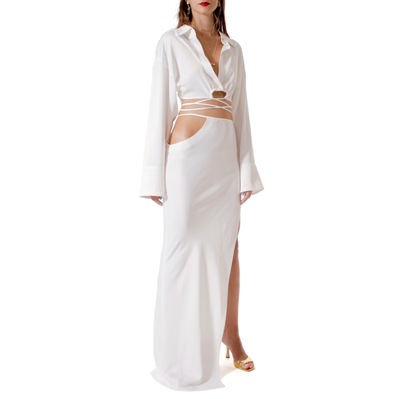 Thumbnail of Faye Bright White Skirt image