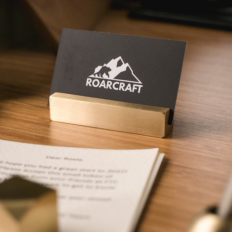 Thumbnail of Brass Business Card Holder image