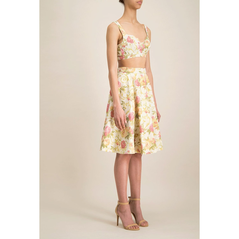 knee length dresses for ladies Grey Printed Chiffon Knee-Length Dress