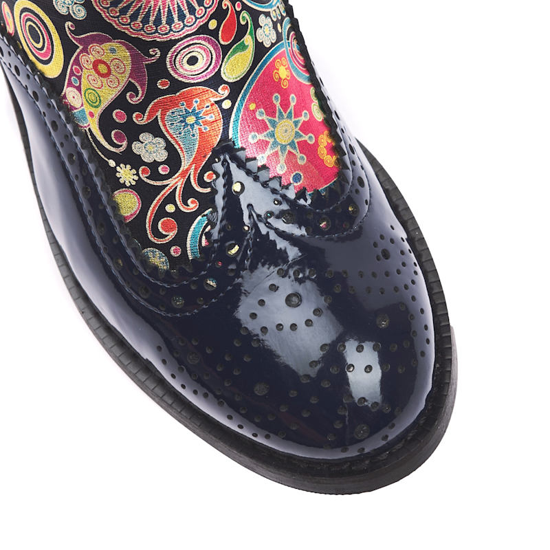Thumbnail of Mamacita - Navy & Pink - Womens Ankle Boots image