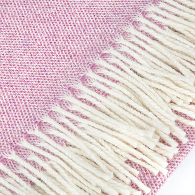 Thumbnail of Daydreams - Merino Lambswool Throw - Soft Pink image