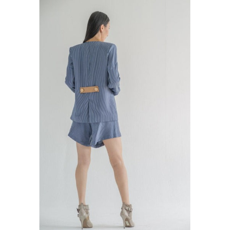 Thumbnail of Cyprus Pinstriped Slinky Jacket image