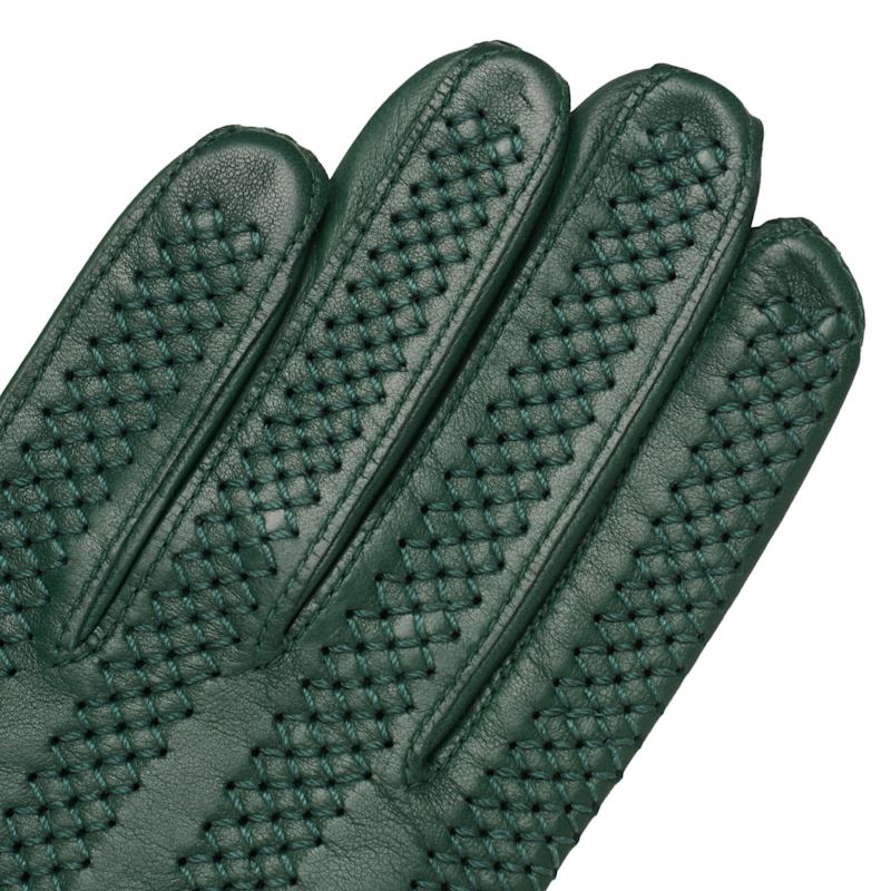 Thumbnail of Vernazza - Leather Gloves For Woman In Green image