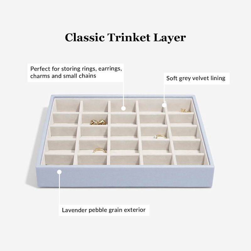 Thumbnail of Stackers Lavender Classic Jewelry Box Set Of Four image