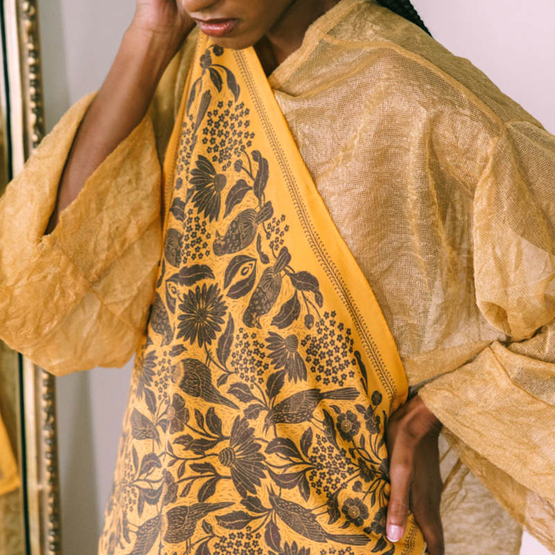 Thumbnail of Yellow Bird Scarf image