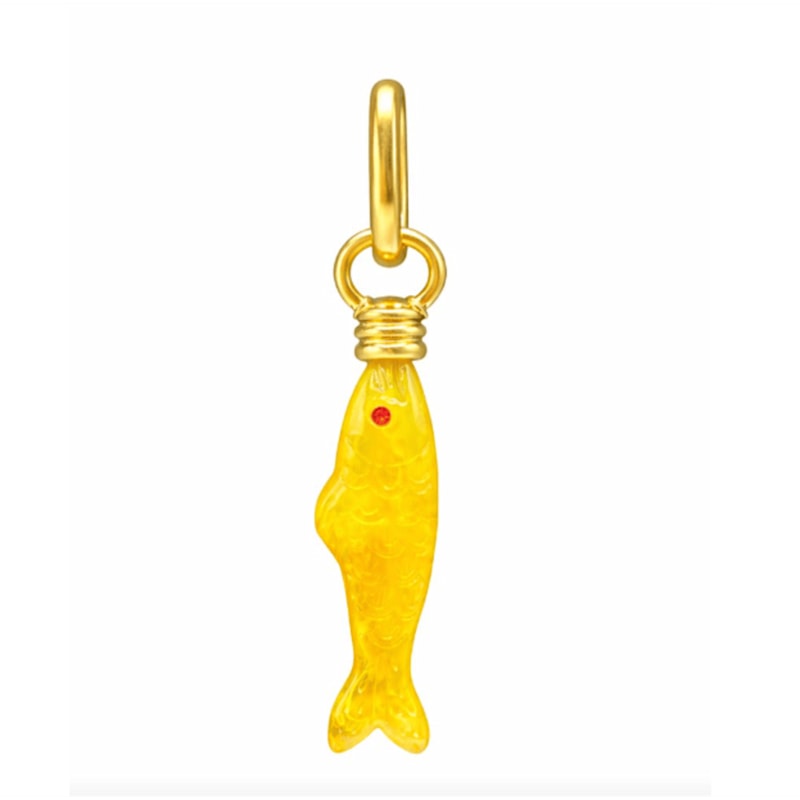 Thumbnail of Yellow Fish Charm image