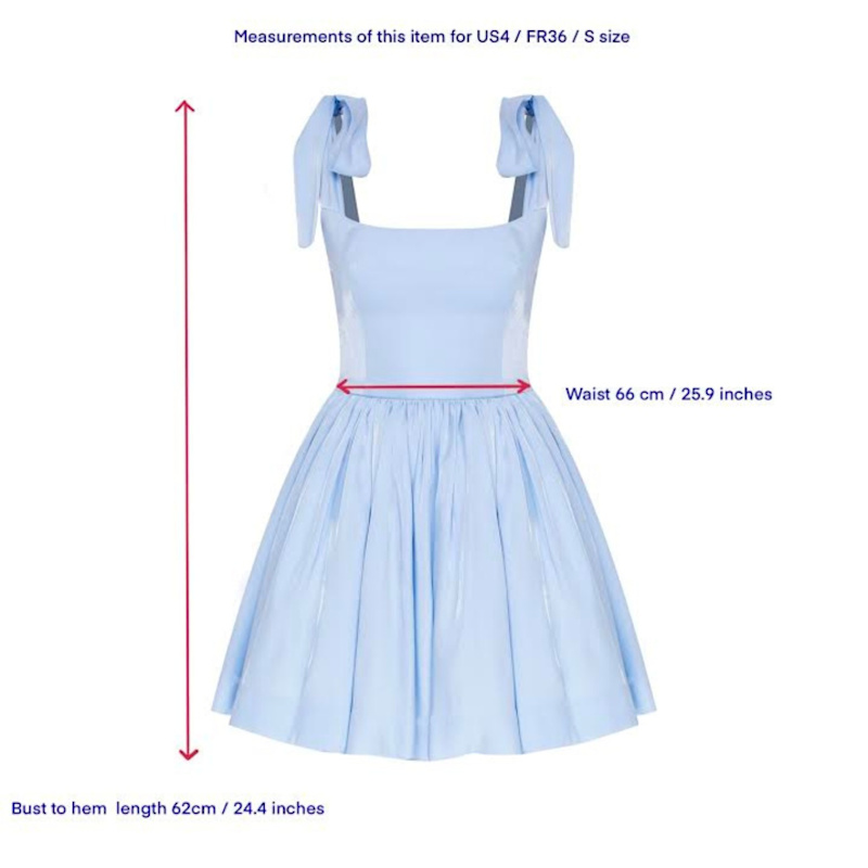Thumbnail of Sibby Baby Blue Mini Dress image