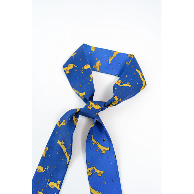 Thumbnail of "Journey" Silk Twilly Scarf By Shantall Lacayo image