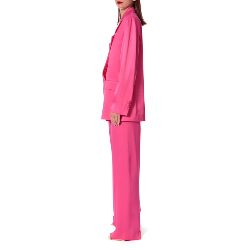 Thumbnail of Bellamy Satin Barbie Pink Blazer image