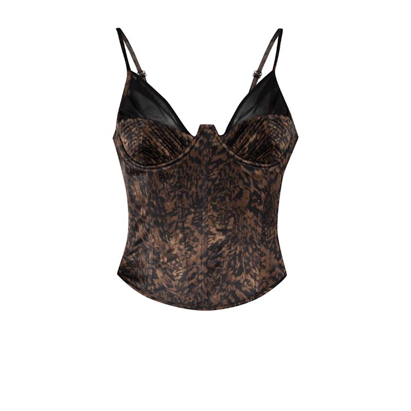 Thumbnail of Your Itch Kangaroo Corset Top - Leopard image