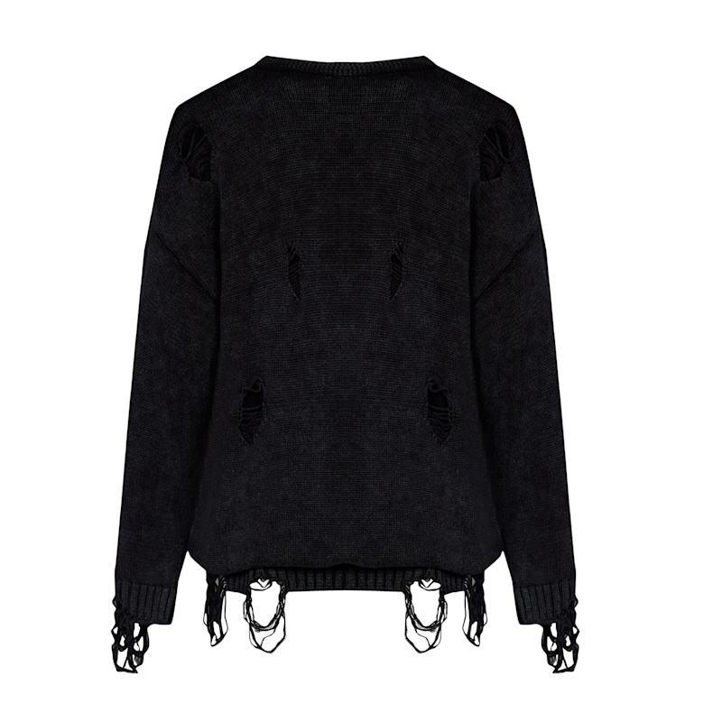 極美品【完売】HeRIN.CYE Shaggy knit vest ブラック V neck shaggy knit vest/2color | F A S H I R U
