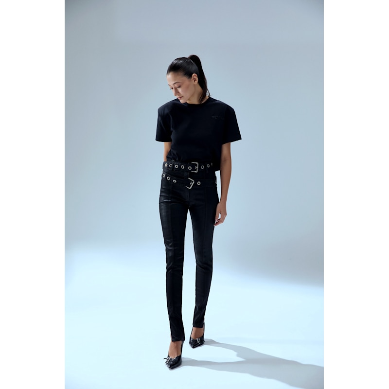Thumbnail of Your Itch Two Belt Denim Pant image