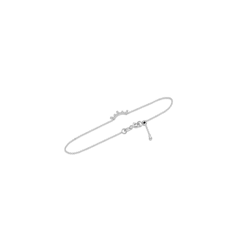 Thumbnail of 18K White Gold Eyelash Shape Diamond Bracelet image