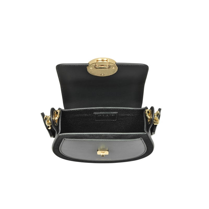 Thumbnail of Yucca Suede & Leather Shoulder Bag - Black image