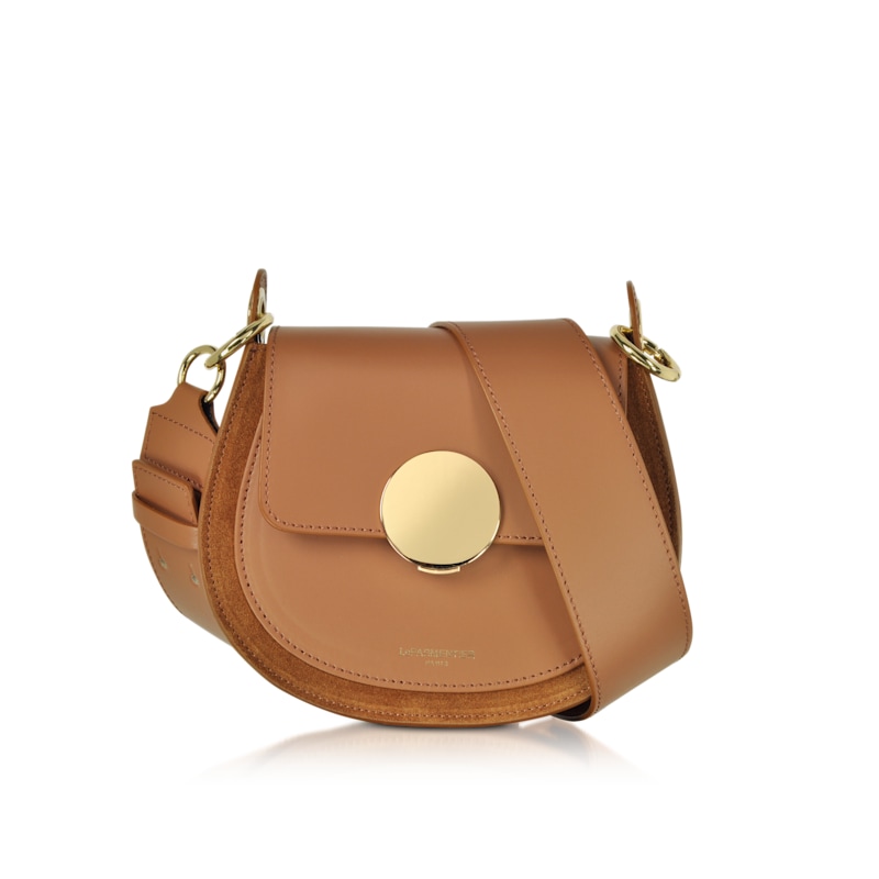 Thumbnail of Yucca Suede & Leather Shoulder Bag - Cognac Brown image