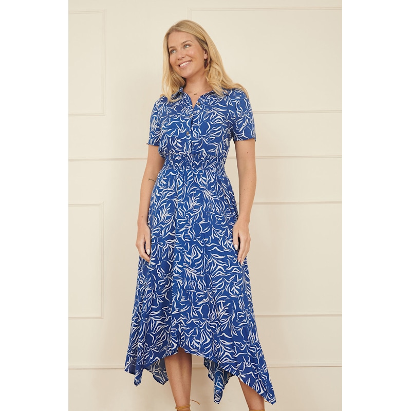 hem midi shirt dress Boden Women's Sarah Cotton Midi Shirt Dress in Brown