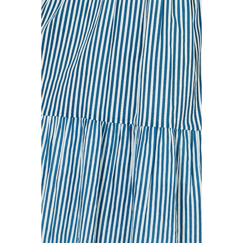 blue striped sun dress Sun-Kissed Striped Mini Dress main image 1