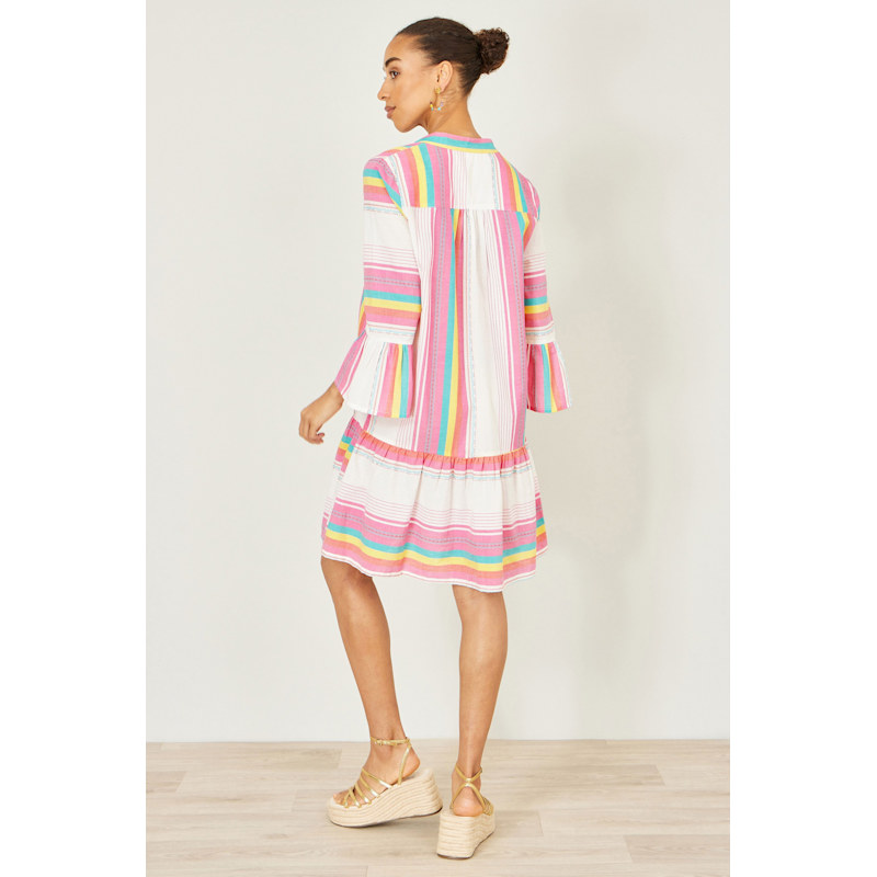 Thumbnail of Yumi Multicolour Cotton Stripe Tunic image