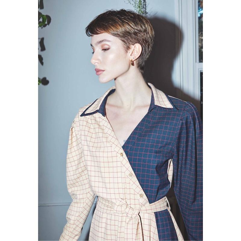 Thumbnail of Sava Asymmetric-Hem Midi Dress image
