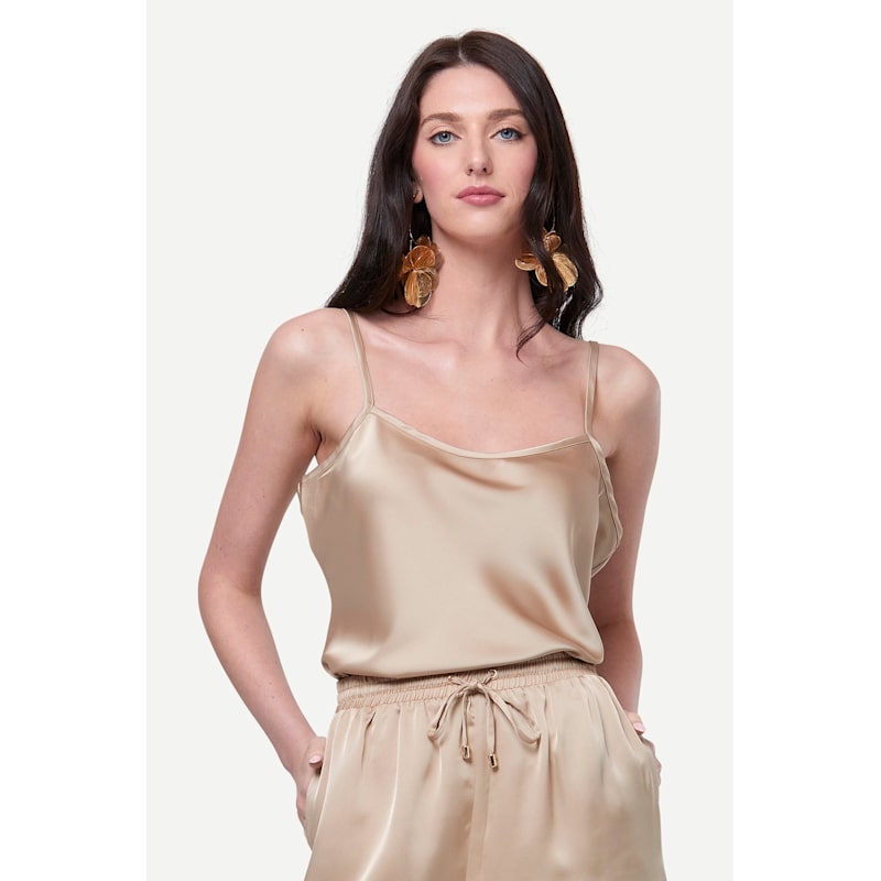 Thumbnail of Zafur Cami In Gilded Beige image