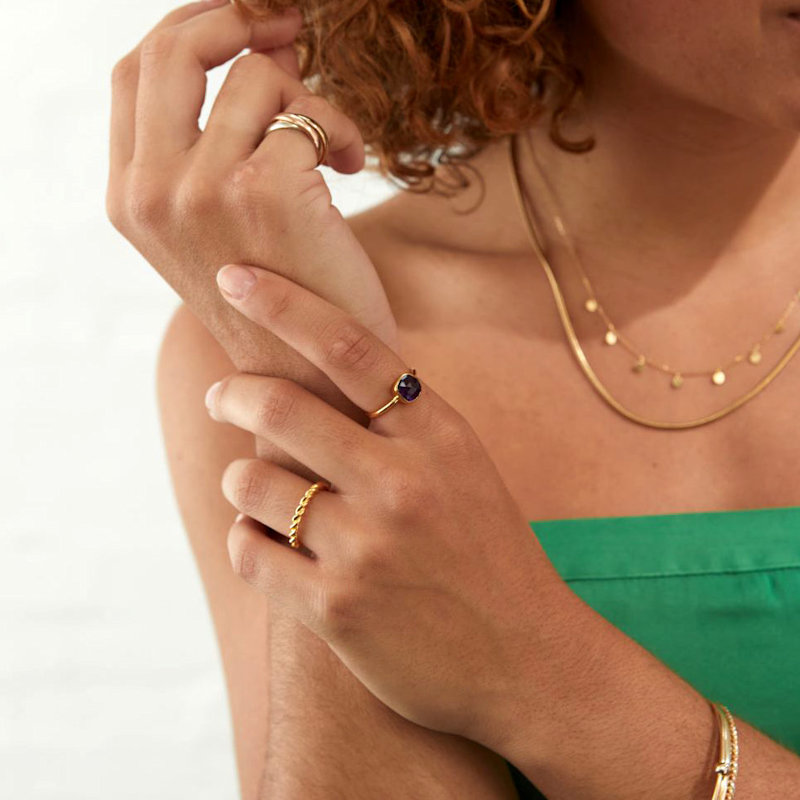 Thumbnail of Alhambra Gold Vermeil Twisted Ring image