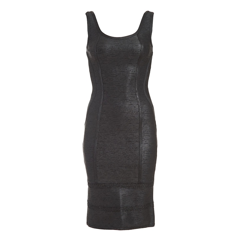 Kari Noir Bodycon Dress | NARCES | Wolf & Badger