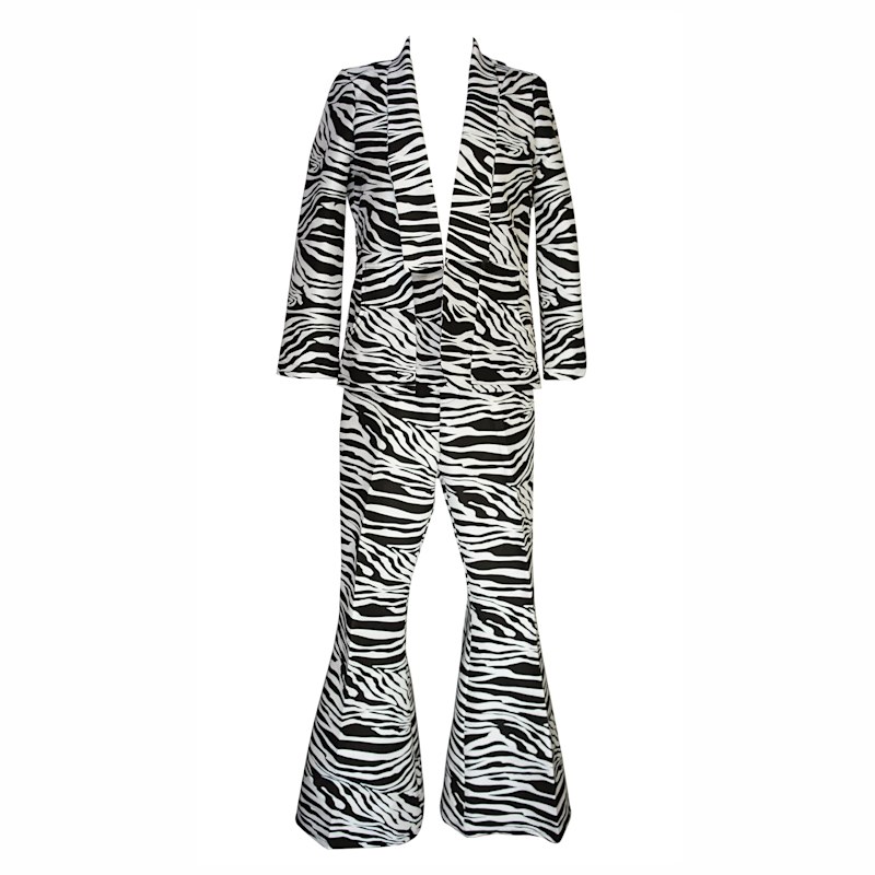 Thumbnail of Zebra Shawl Collar Blazer image