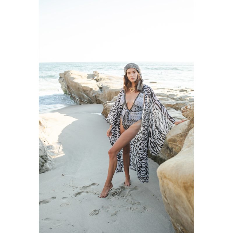 Thumbnail of Zebra Queen Kimono image