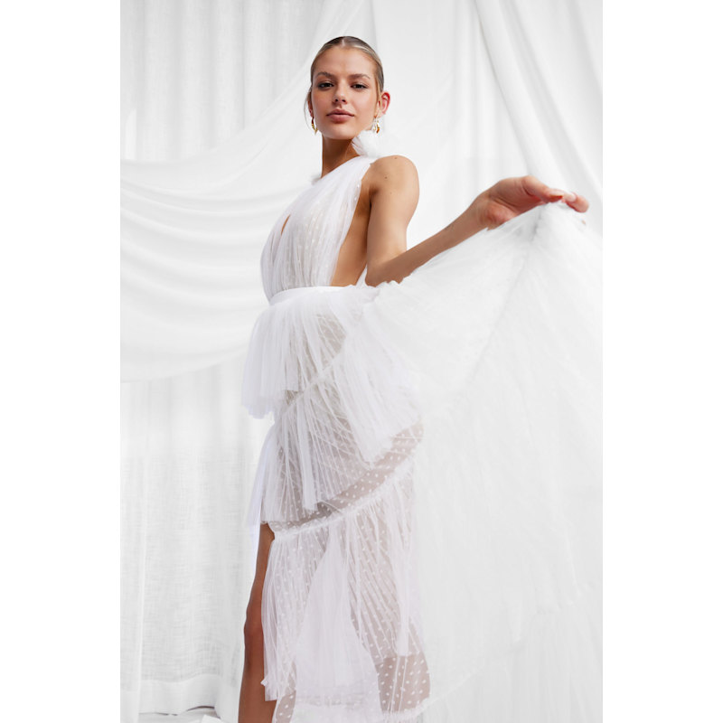 Thumbnail of Zendaya Dress - White image