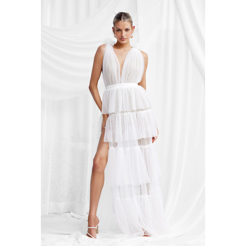 Thumbnail of Zendaya Dress - White image