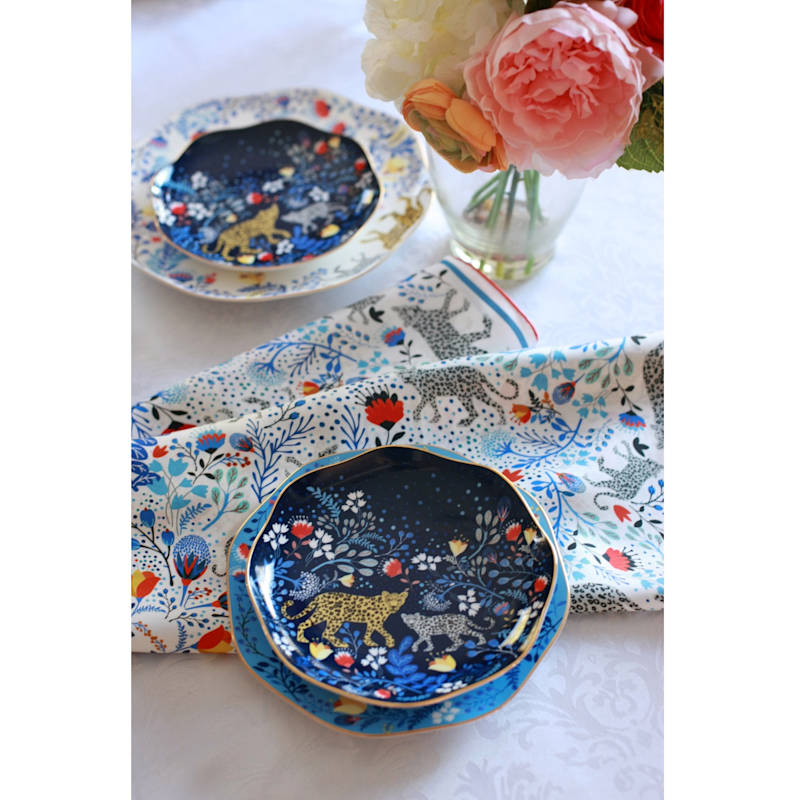 Thumbnail of Night Amazon Rainforest Fine Bone China Side Plate image