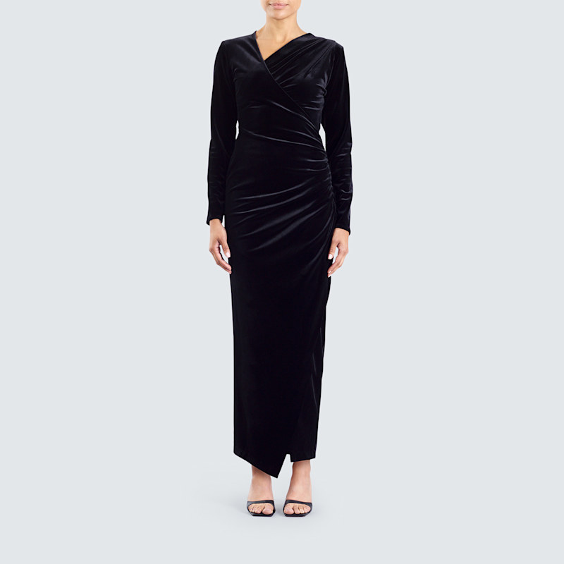 Thumbnail of Zima Black Velvet Dress image